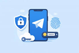 Telegram privacy and account security icon